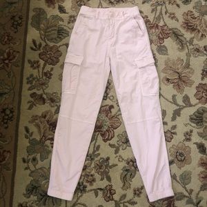Pink cargo pants